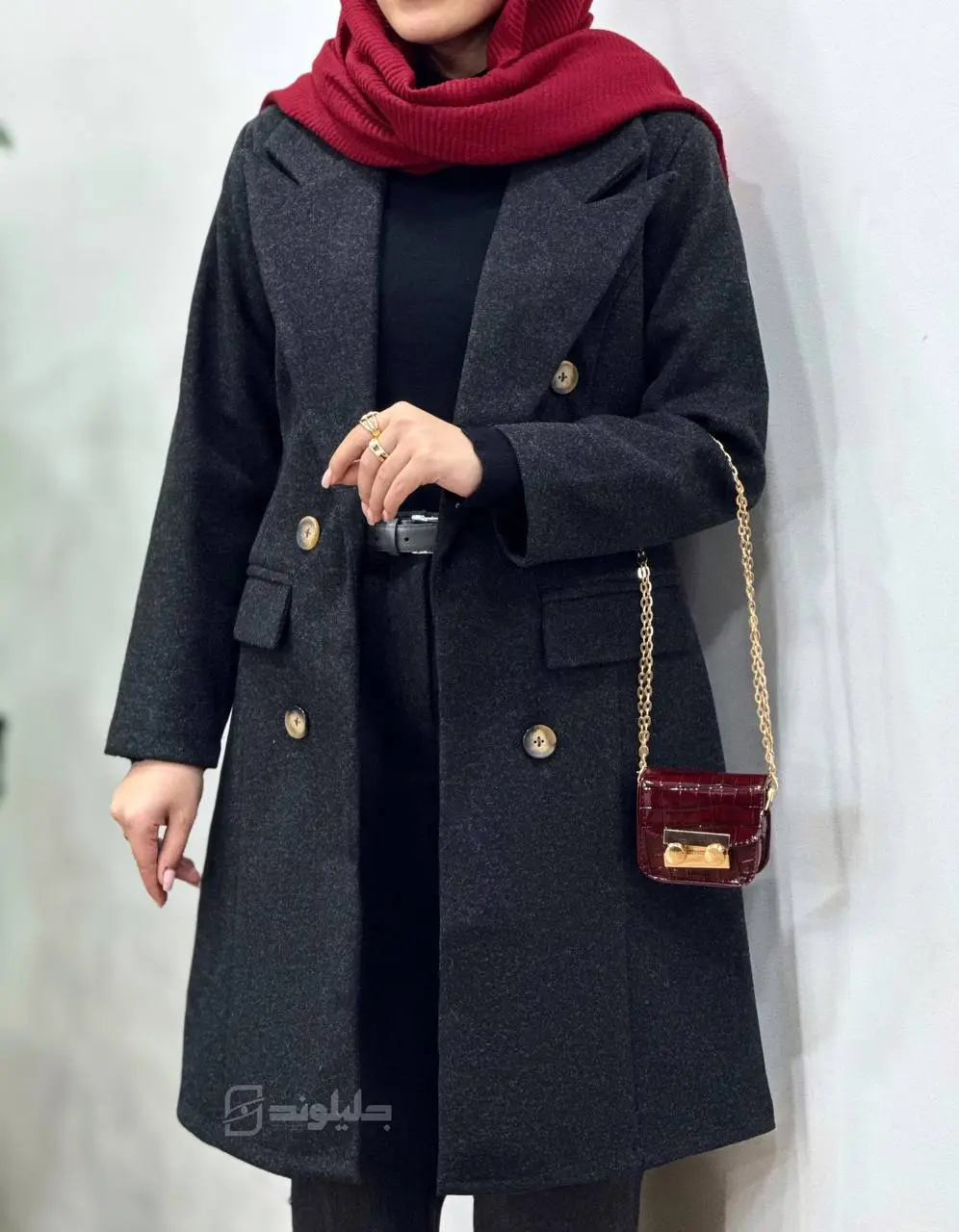 پالتو فوتر آستردار بلند راحیل